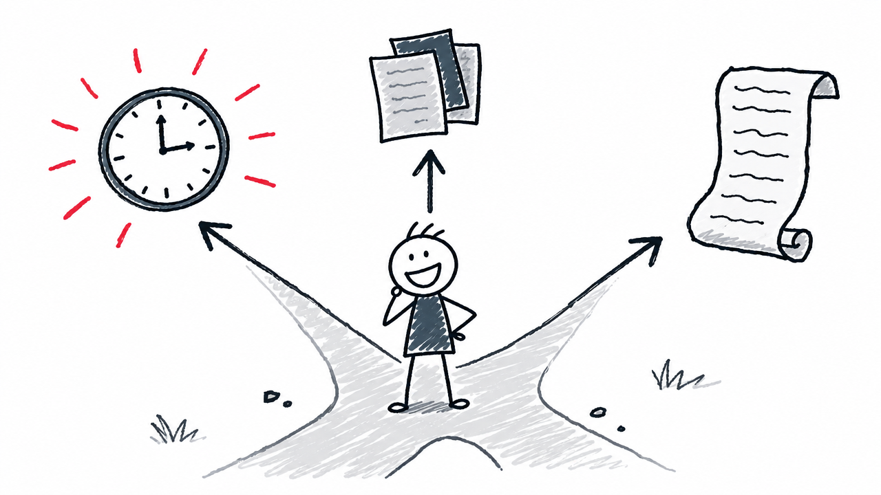 Flowchart showing how task type determines which AI model best fits real-time, long-form, or bulk short-form work.