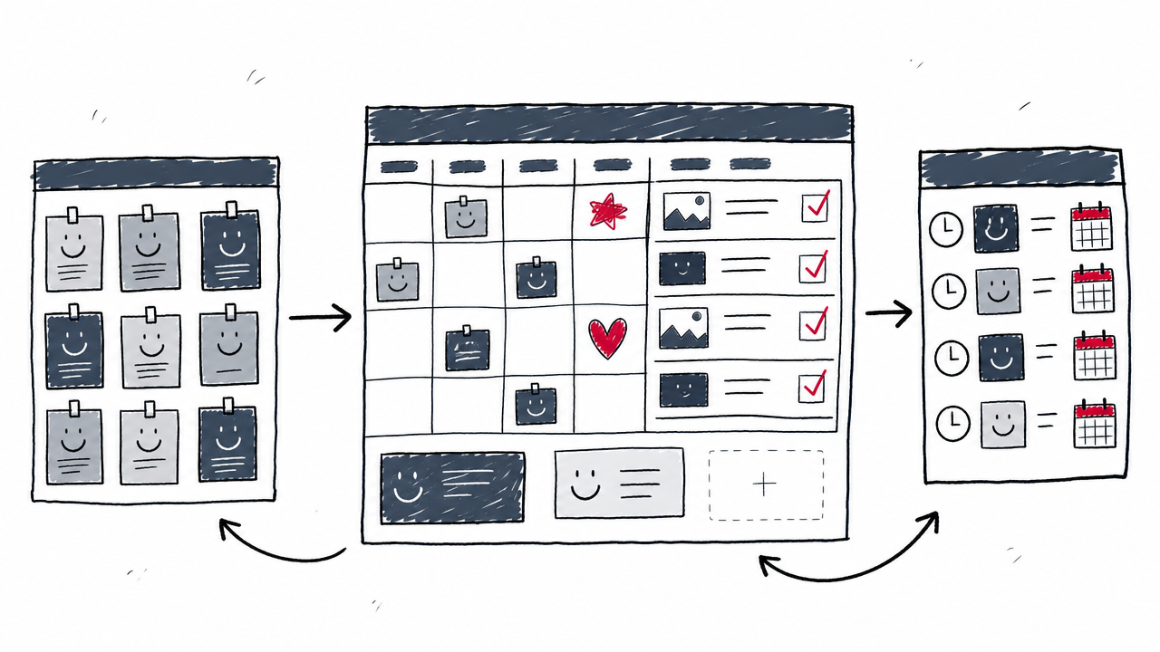 Planning, publishing, and hybrid content calendar tools can work alone or as a paired workflow.