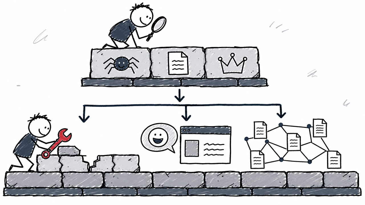 SEO foundations support both answer-focused optimization and broader narrative visibility strategies.