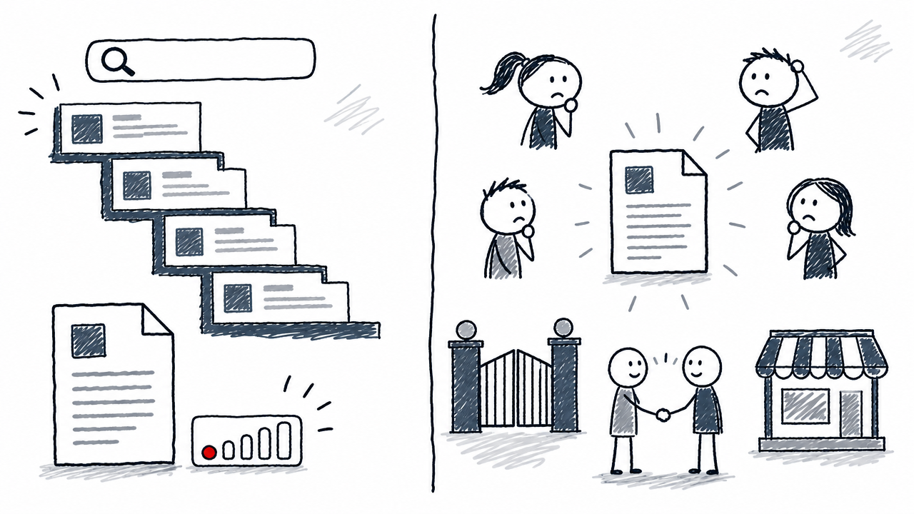 No watermark-ranking penalty is evidenced, but publishers still face trust, platform, client, and advertiser concerns.