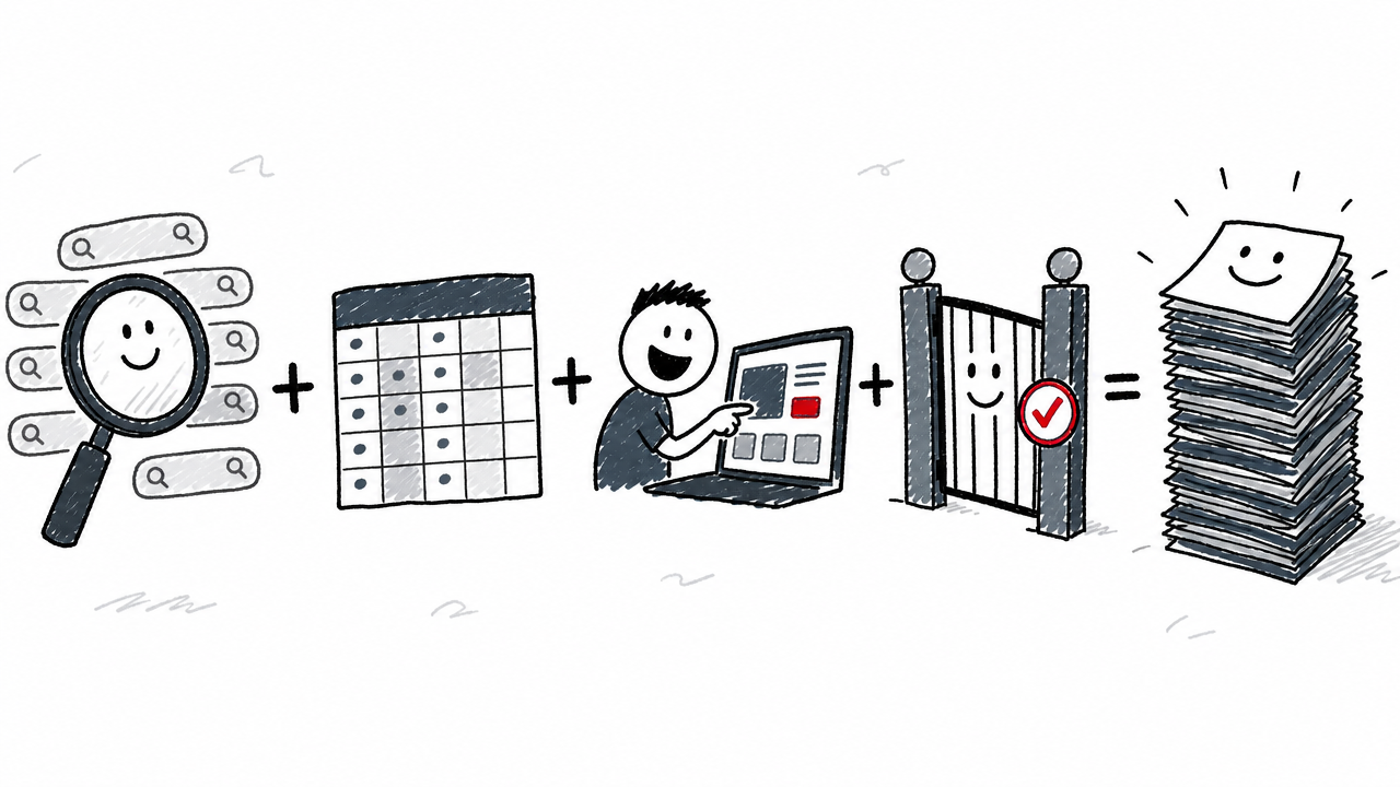 Four essentials combine to produce valuable programmatic pages: demand, reliable data, utility, and controlled indexation.